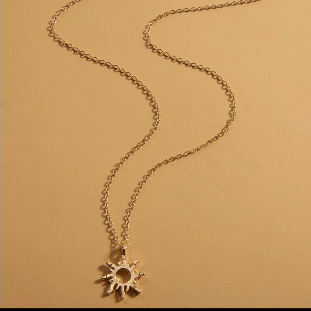 Sun Charm Necklace